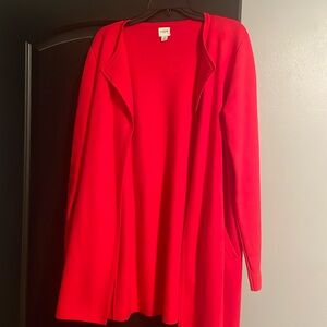 J crew open cardigan